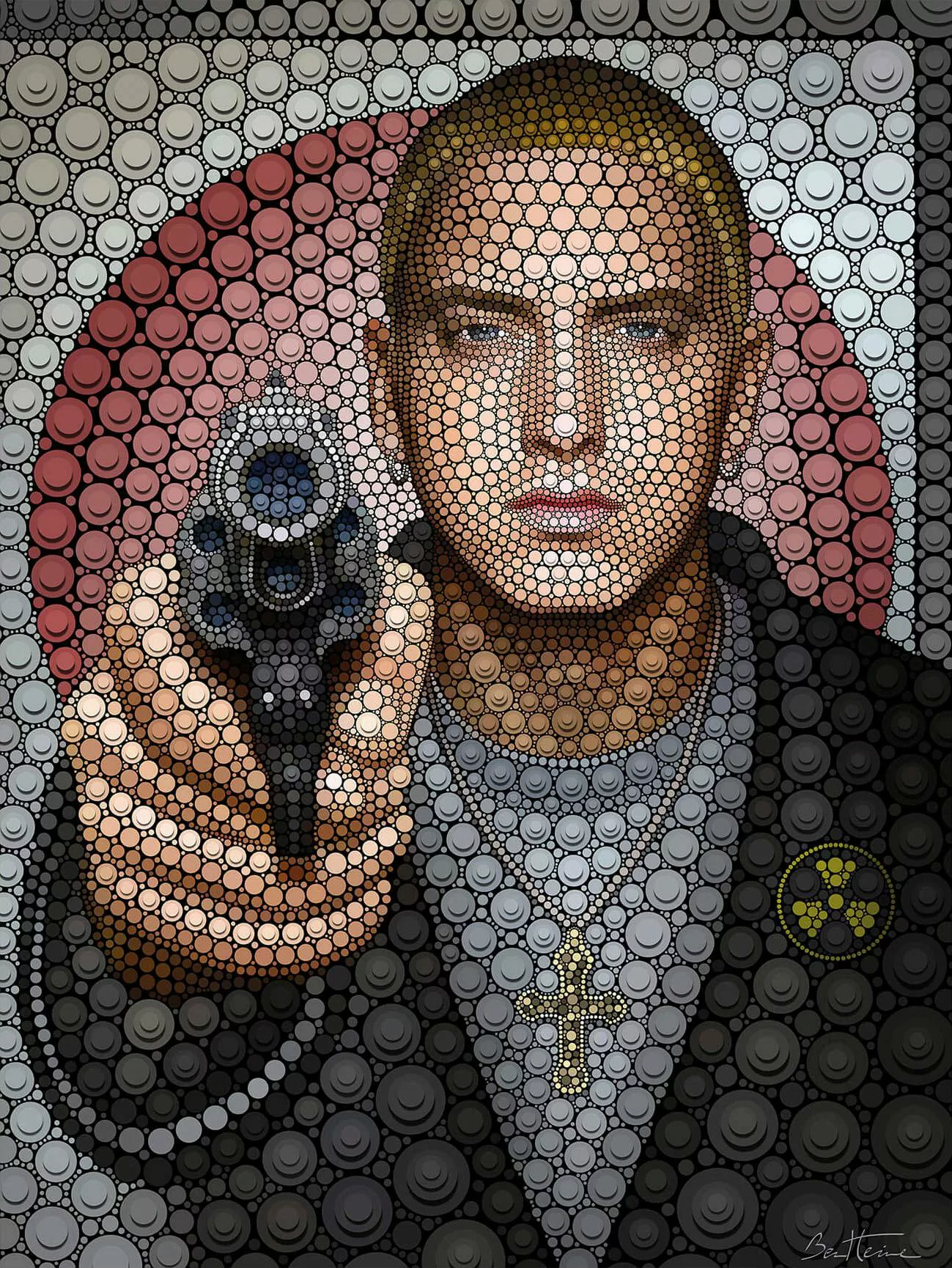 Wall-Art Poster »Rapper Kunstdruck Eminem«, Poster ohne Bilderrahmen günstig online kaufen