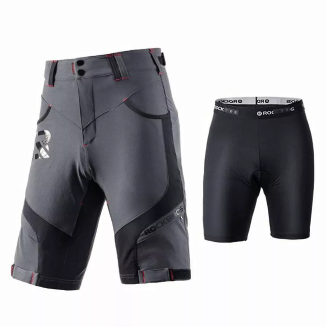 ROCKBROS Radlerhose Kurz Radlerhose Herren Fahrradhose mit Sitzpolster M-4X günstig online kaufen