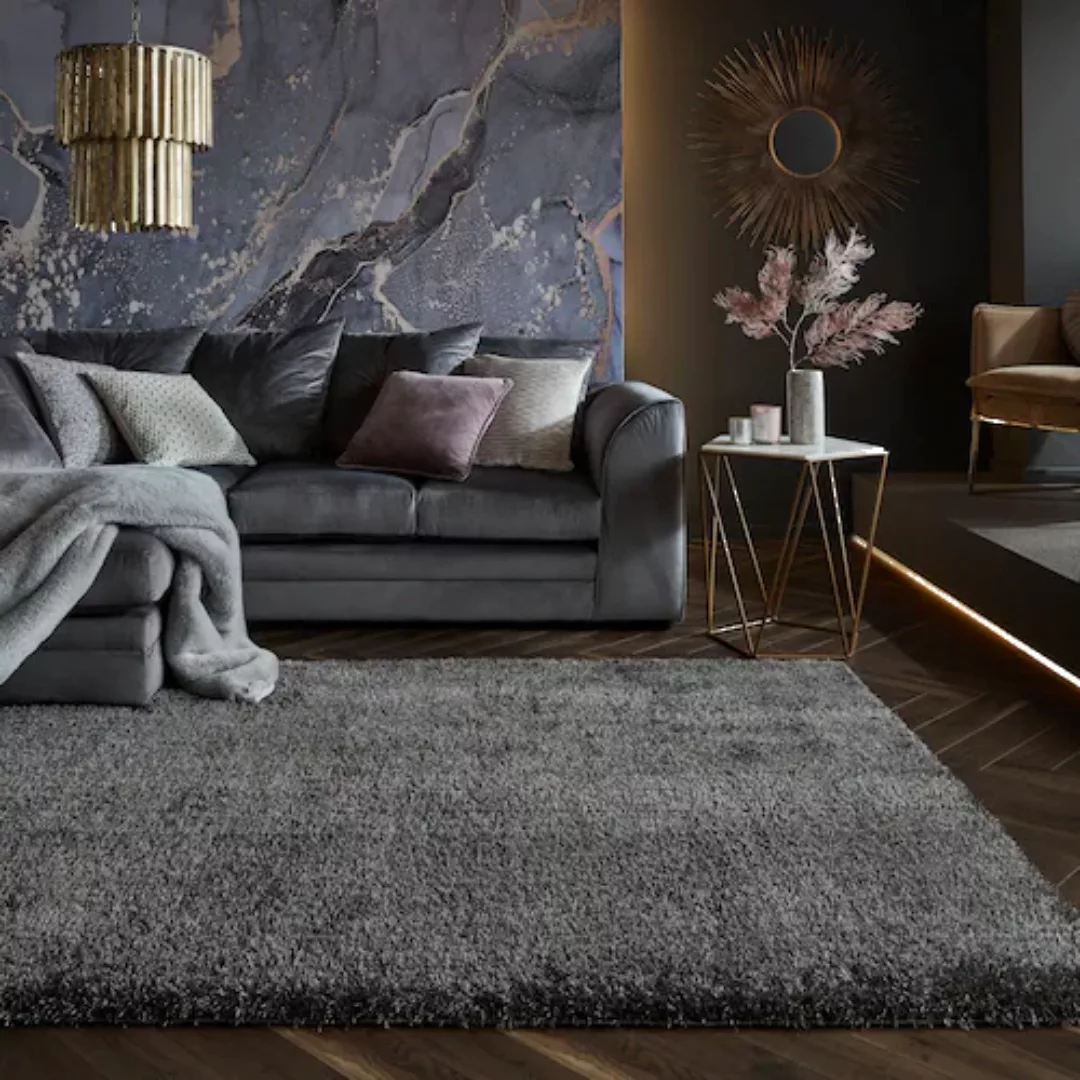 FLAIR RUGS Hochflor-Teppich »Velvet«, rechteckig günstig online kaufen