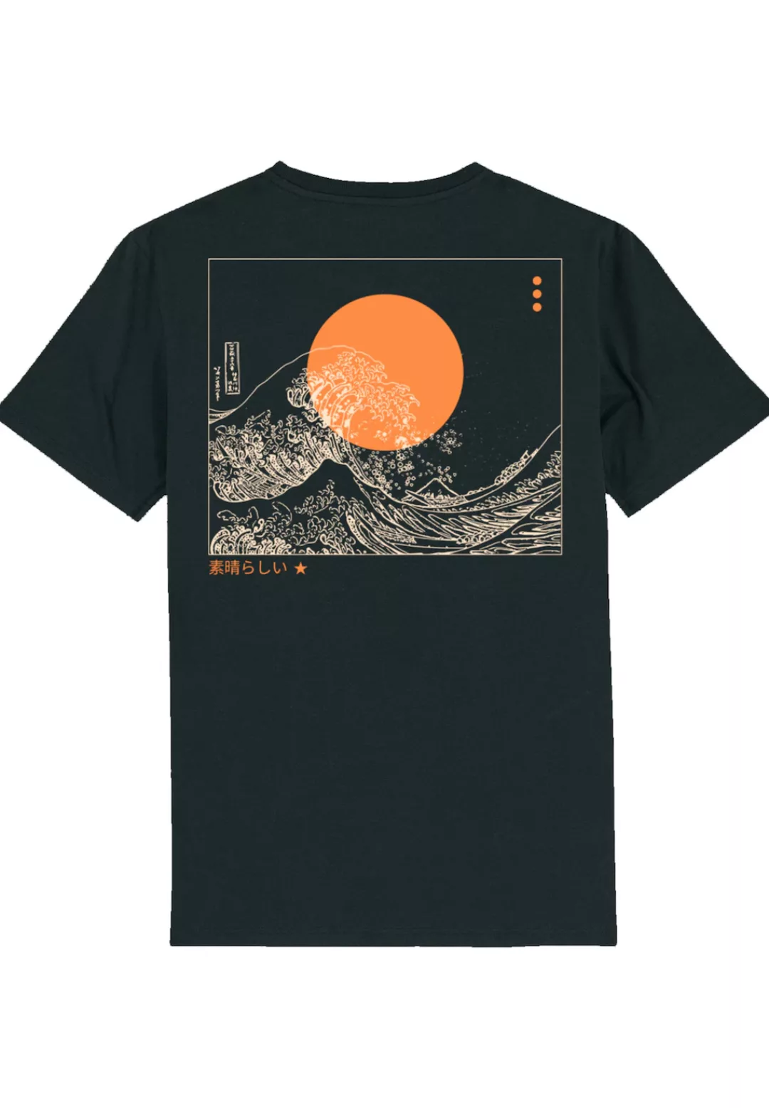 F4NT4STIC T-Shirt "Kanagawa Welle Japan Wave", Print günstig online kaufen