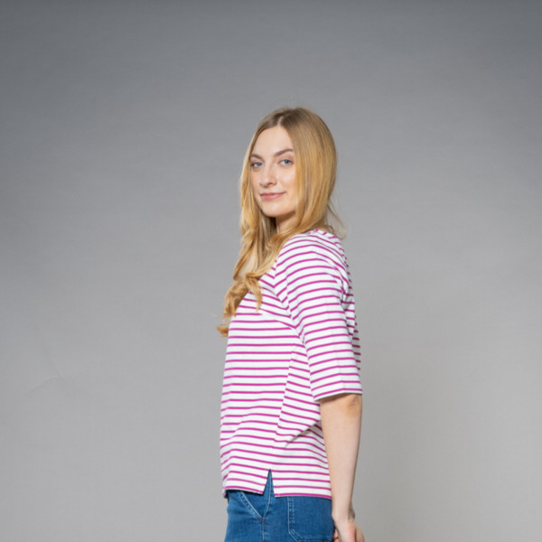Fv-ali:Na | Shirt | Round Neck | ¾ Sleeve | Striped günstig online kaufen