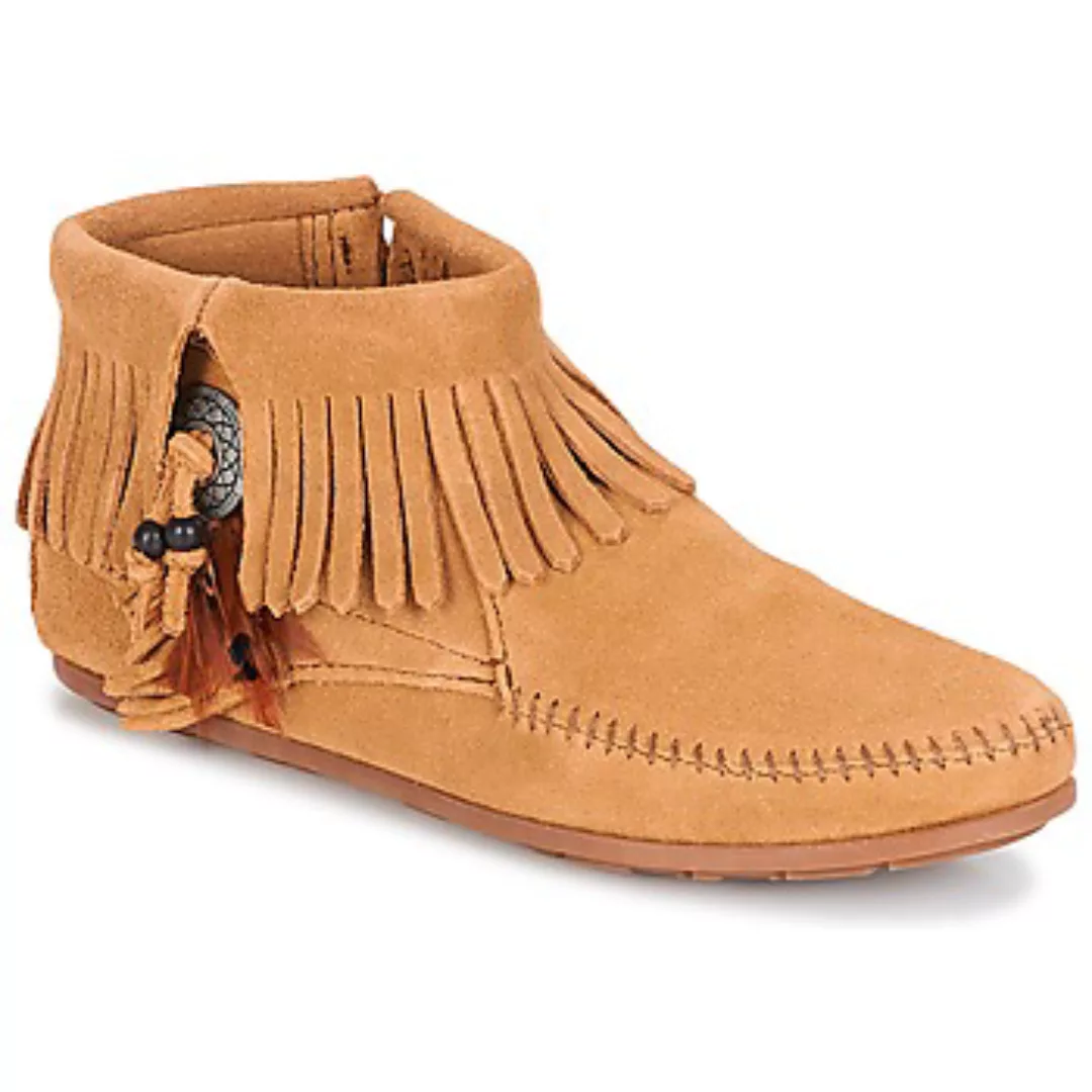 Minnetonka  Damenstiefel CONCHO FEATHER SIDE ZIP BOOT günstig online kaufen