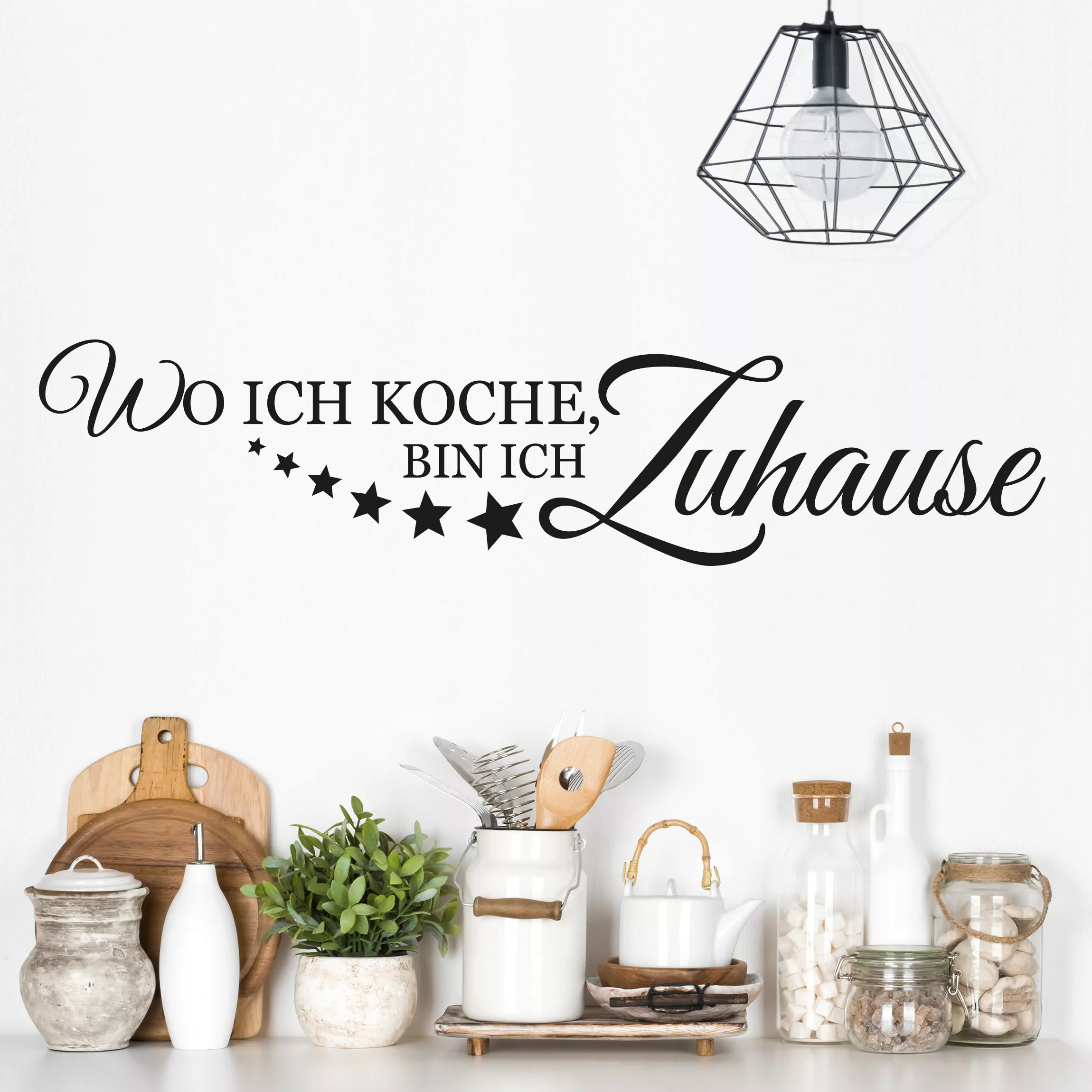 Wandtattoo Küchenspruch Wo ich koche günstig online kaufen