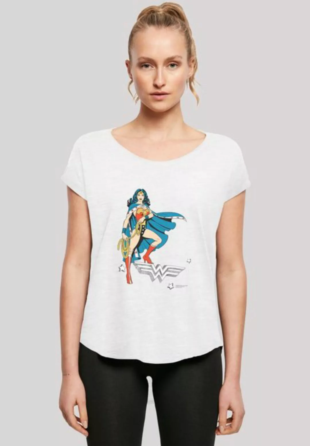F4NT4STIC T-Shirt DC Comics Wonder Woman Standing Logo Print günstig online kaufen