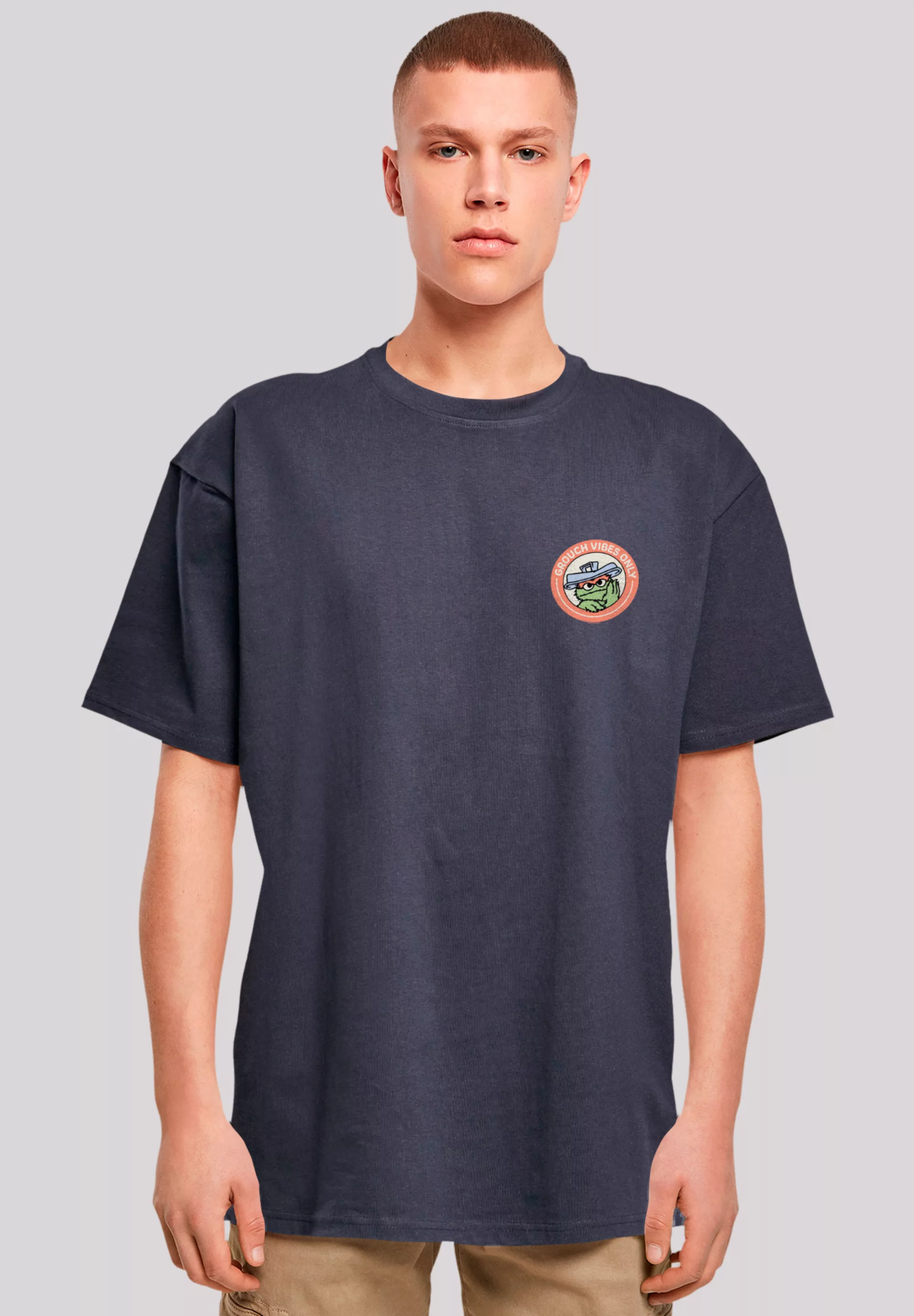 F4NT4STIC T-Shirt "Sesamstraße Grouch Vibes Only", Premium Qualität günstig online kaufen