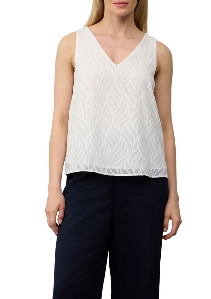 s.Oliver BLACK LABEL Shirttop - Kurzarmbluse mit günstig online kaufen
