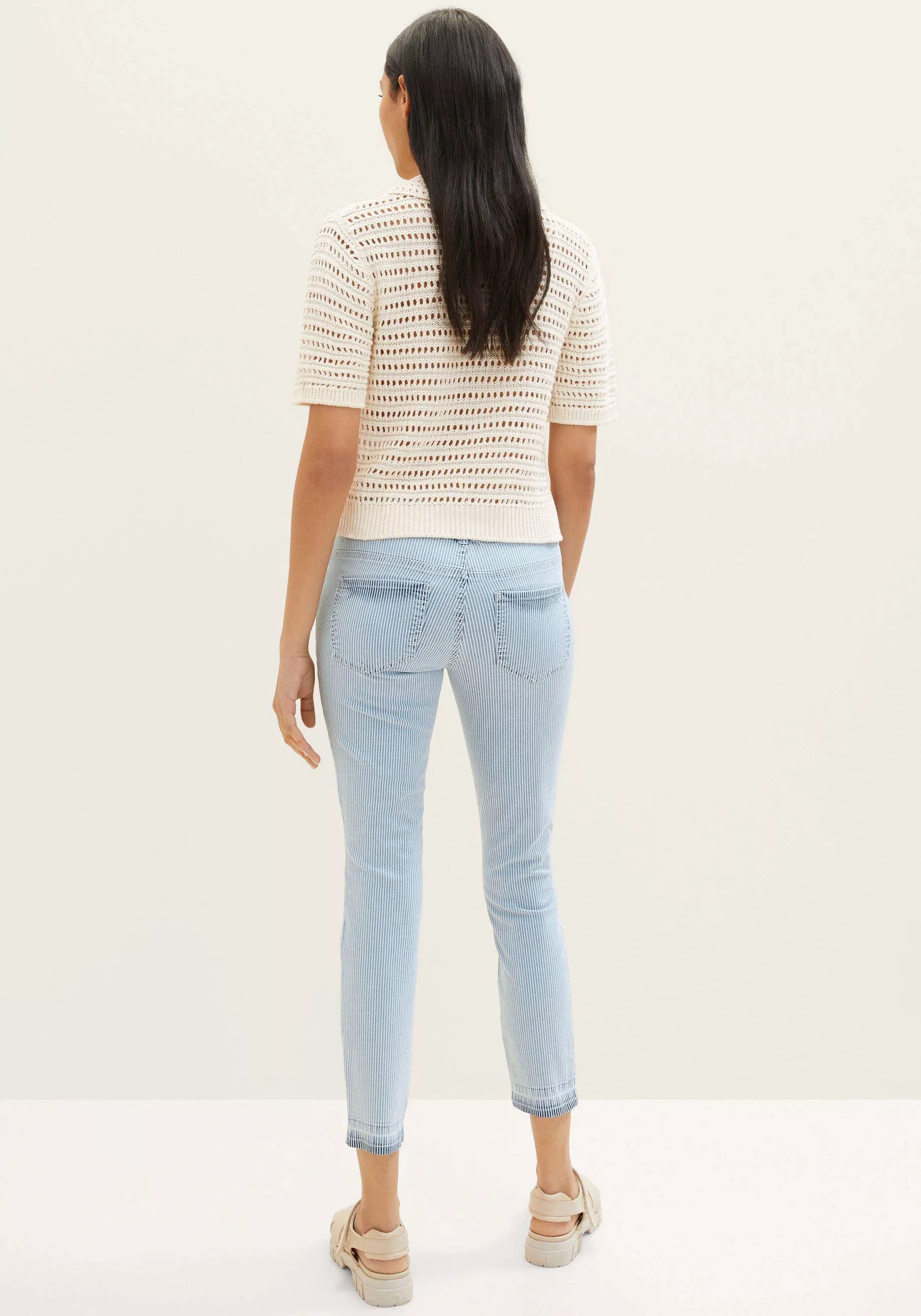 TOM TAILOR Slim-fit-Jeans "Alexa", in gestreifter Optik günstig online kaufen