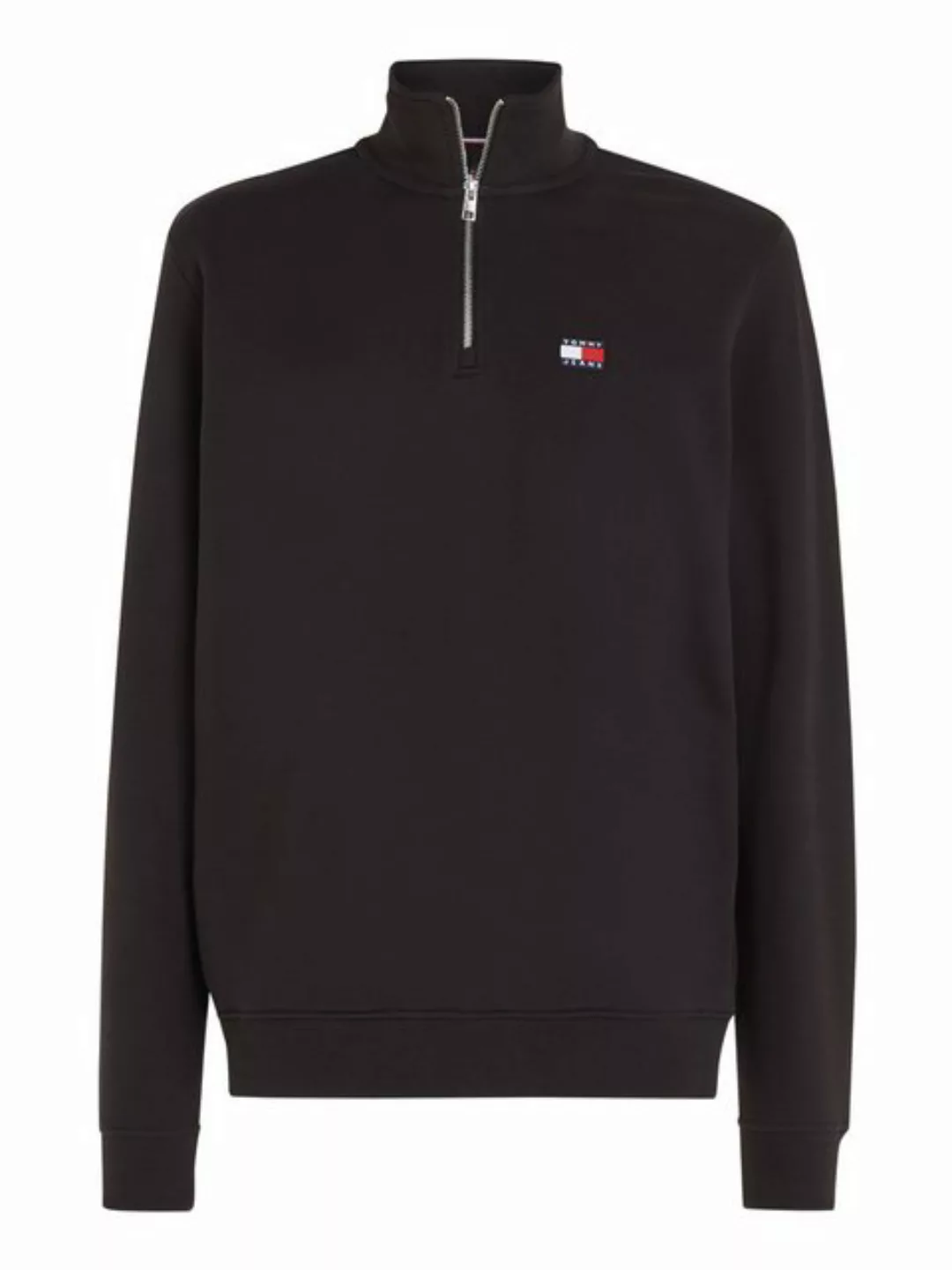 Tommy Jeans Sweatshirt TJM REG BADGE 1/4 ZIP EXT mit Logoprägung günstig online kaufen