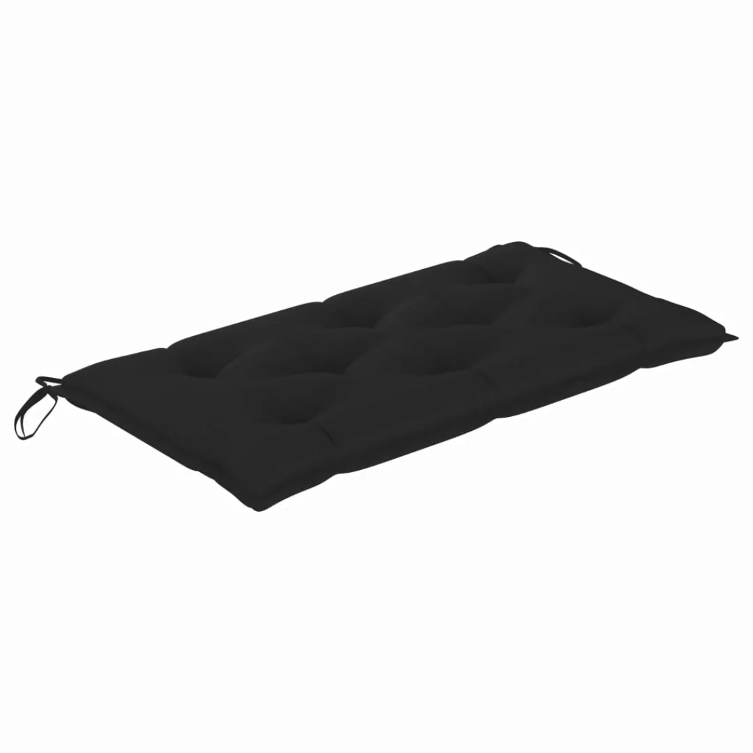 Gartenbank-auflage Schwarz 100x50x7 Cm Stoff günstig online kaufen