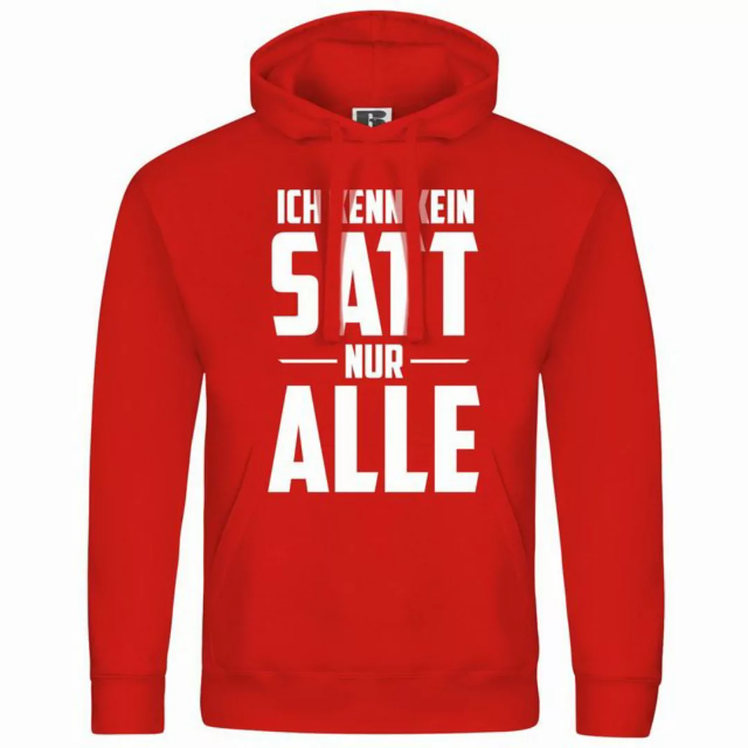 deinshirt Kapuzenpullover Herren Kapuzenpullover Ich kenn kein satt nur all günstig online kaufen