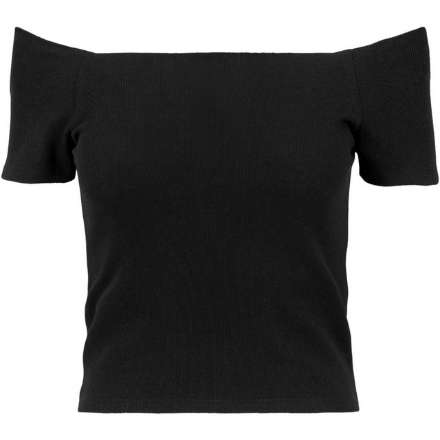 URBAN CLASSICS T-Shirt Urban Classics Damen Ladies Off Shoulder Rib Tee günstig online kaufen