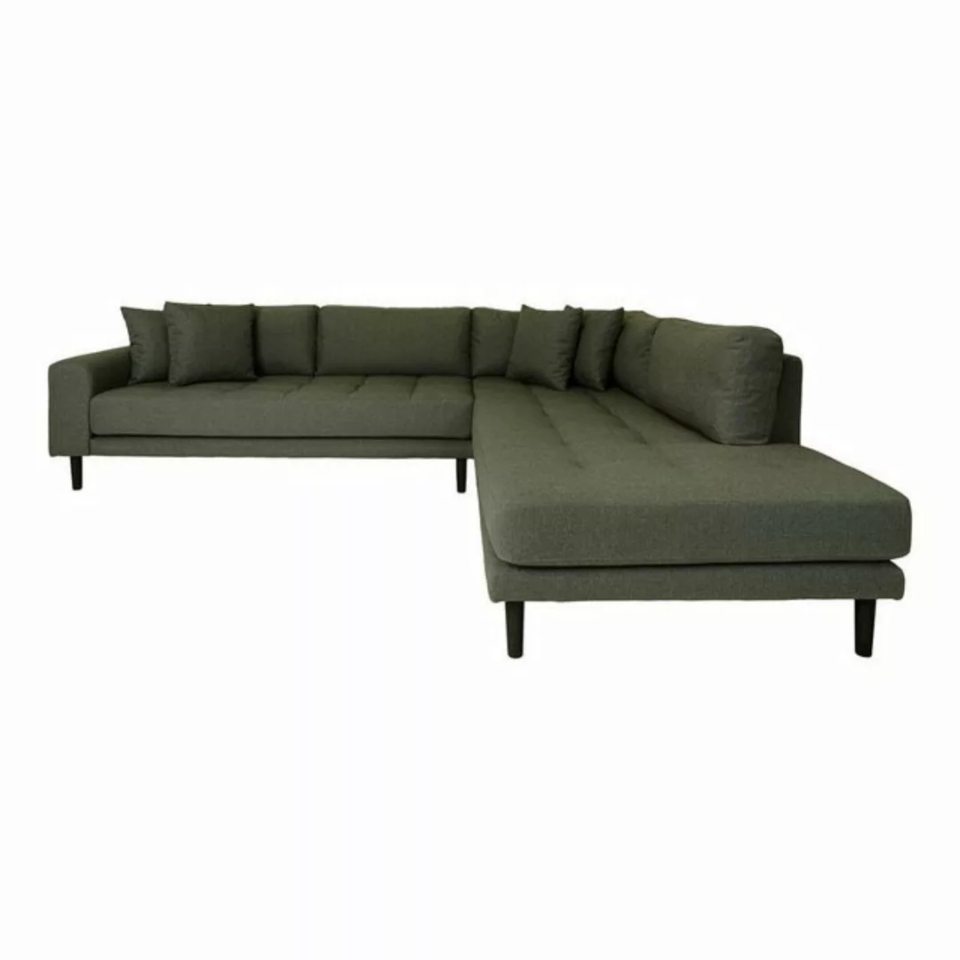 ebuy24 Sofa Lido Sofa Ecksofa links gewendet 4 Kissen grün., 1 Teile günstig online kaufen