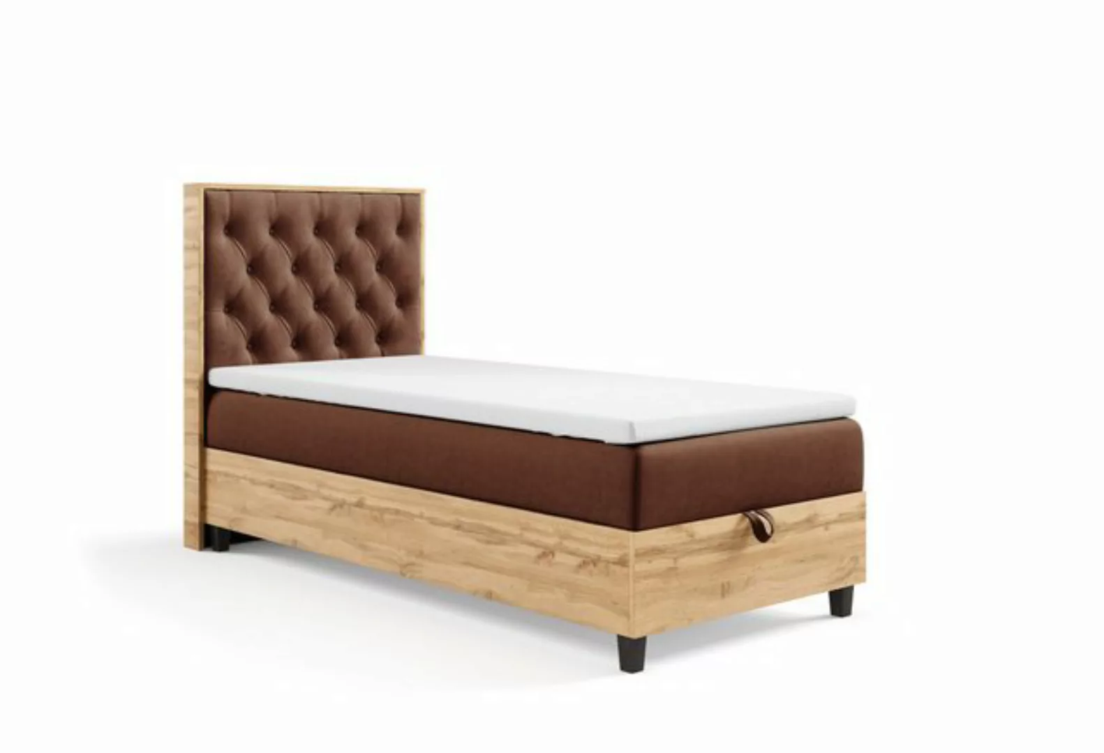 Best for Home Boxspringbett mit Bettkasten Trinity K-14 PLATE SINGLE Bonell günstig online kaufen