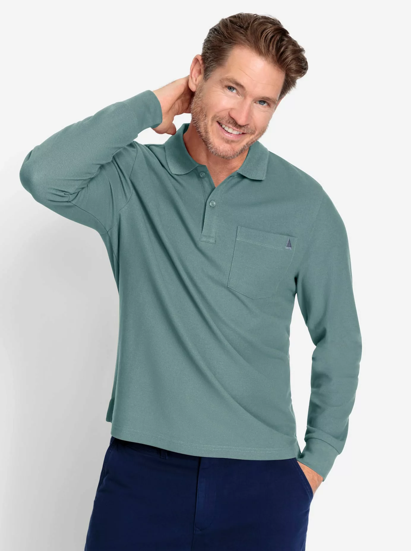 nicht definiert Poloshirt "Langarm-Shirt" günstig online kaufen