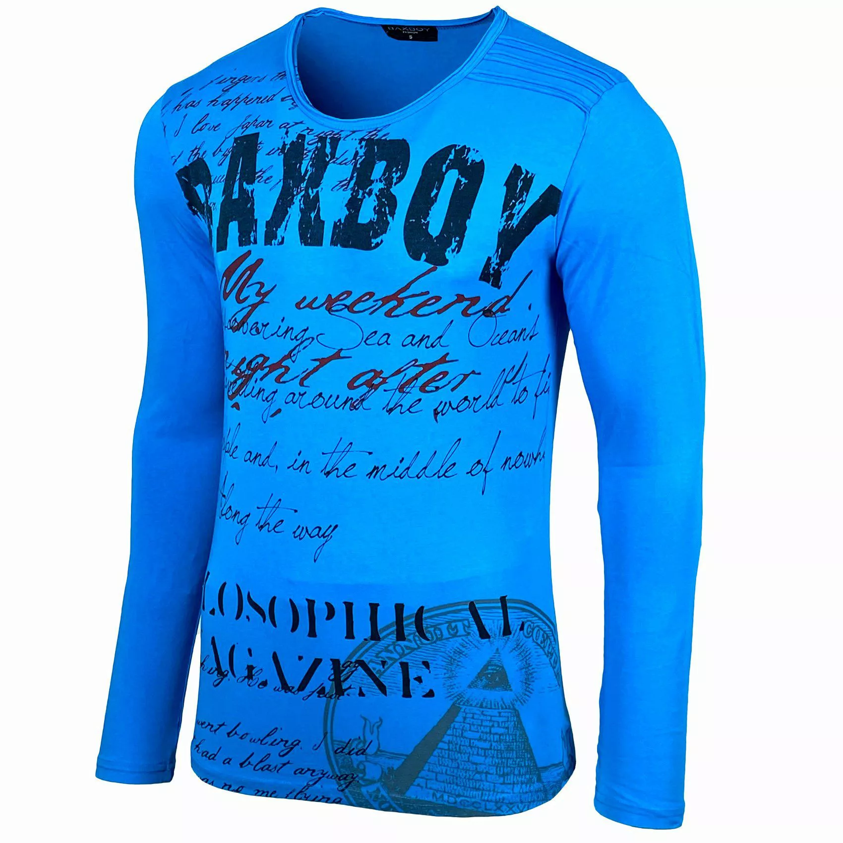 Baxboy Longshirt BAXBOY Herren Langarmshirt Oil günstig online kaufen