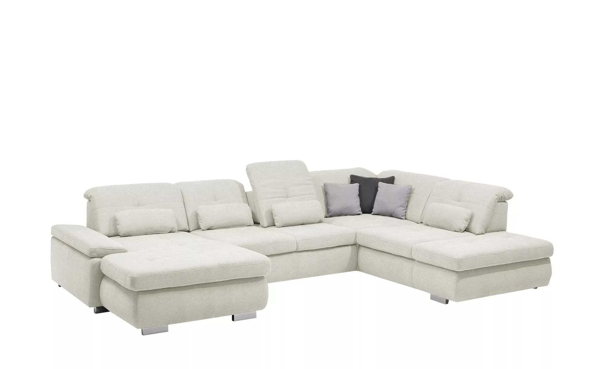 Lounge Collection Wohnlandschaft Flachgewebe  Affair ¦ creme ¦ Maße (cm): B günstig online kaufen