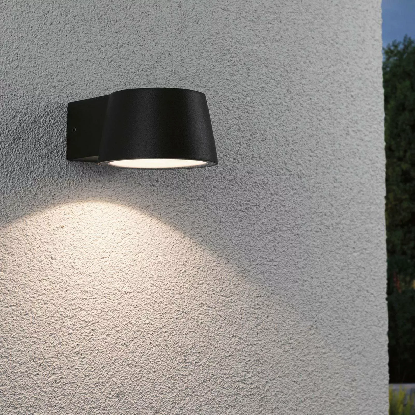 LED Wandleuchte Capea in Anthrazit 6W 550lm IP44 günstig online kaufen