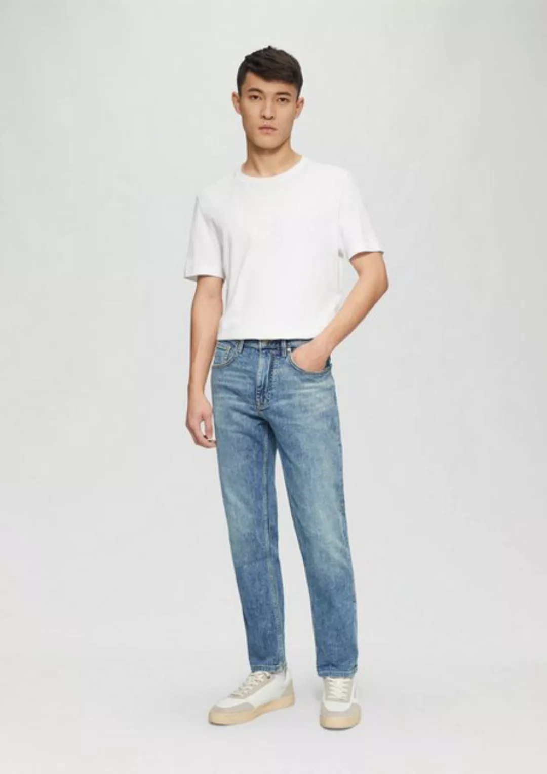 s.Oliver Stoffhose Jeans Mauro / Regular Fit / Mid Rise / Straight Leg Blen günstig online kaufen