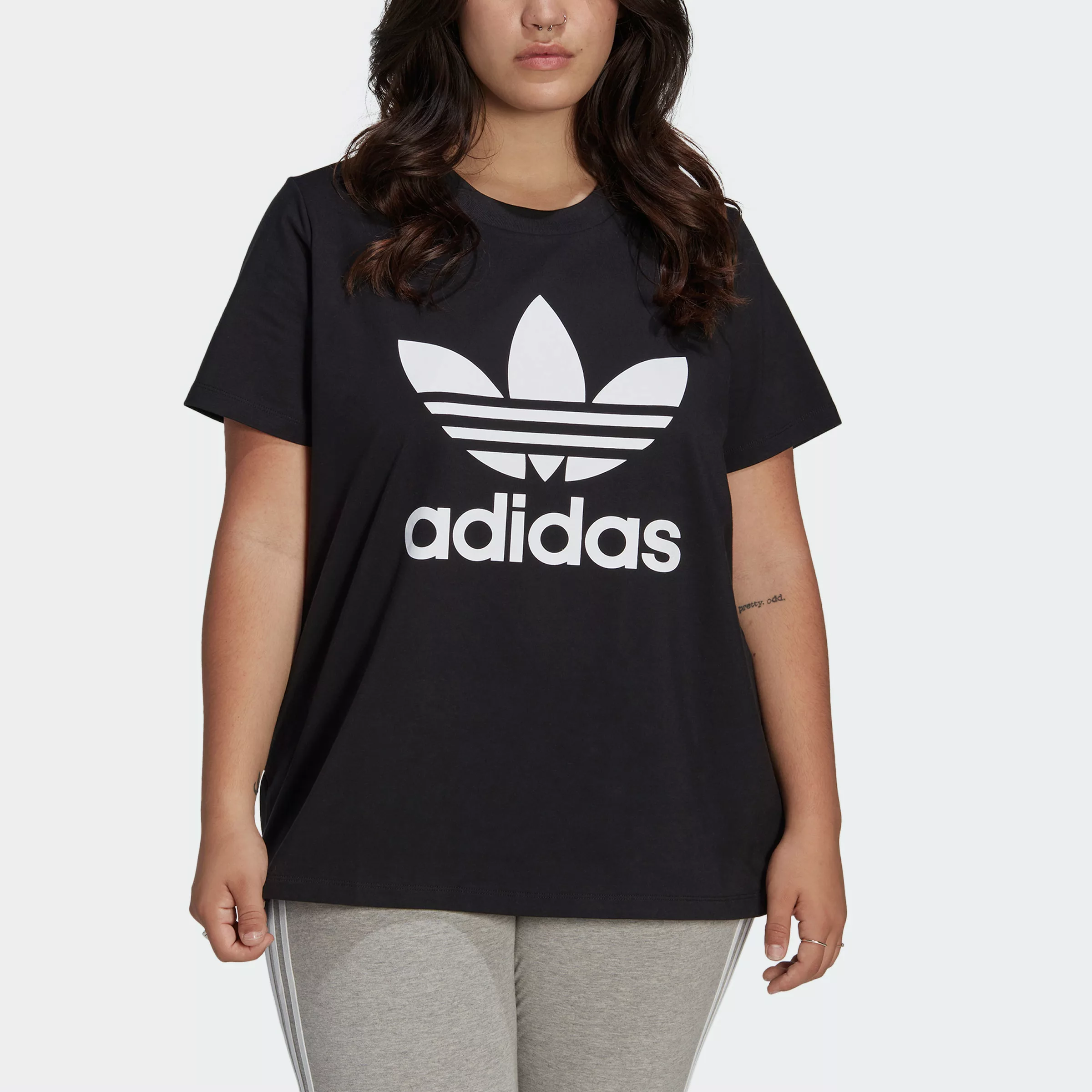 adidas Originals T-Shirt "ADICOLOR CLASSICS TREFOIL – GROSSE GRÖSSEN" günstig online kaufen