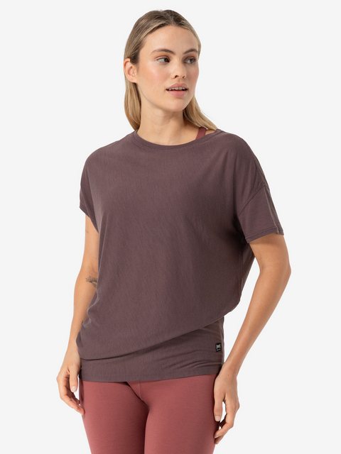 SUPER.NATURAL T-Shirt asymmetrisch geschnittenes W YOGA LOOSE TEE für Damen günstig online kaufen