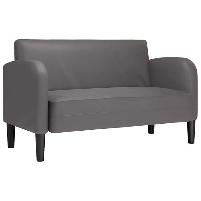 vidaXL Sofa Zweisitzer-Sofa Grau 110 cm Kunstleder günstig online kaufen