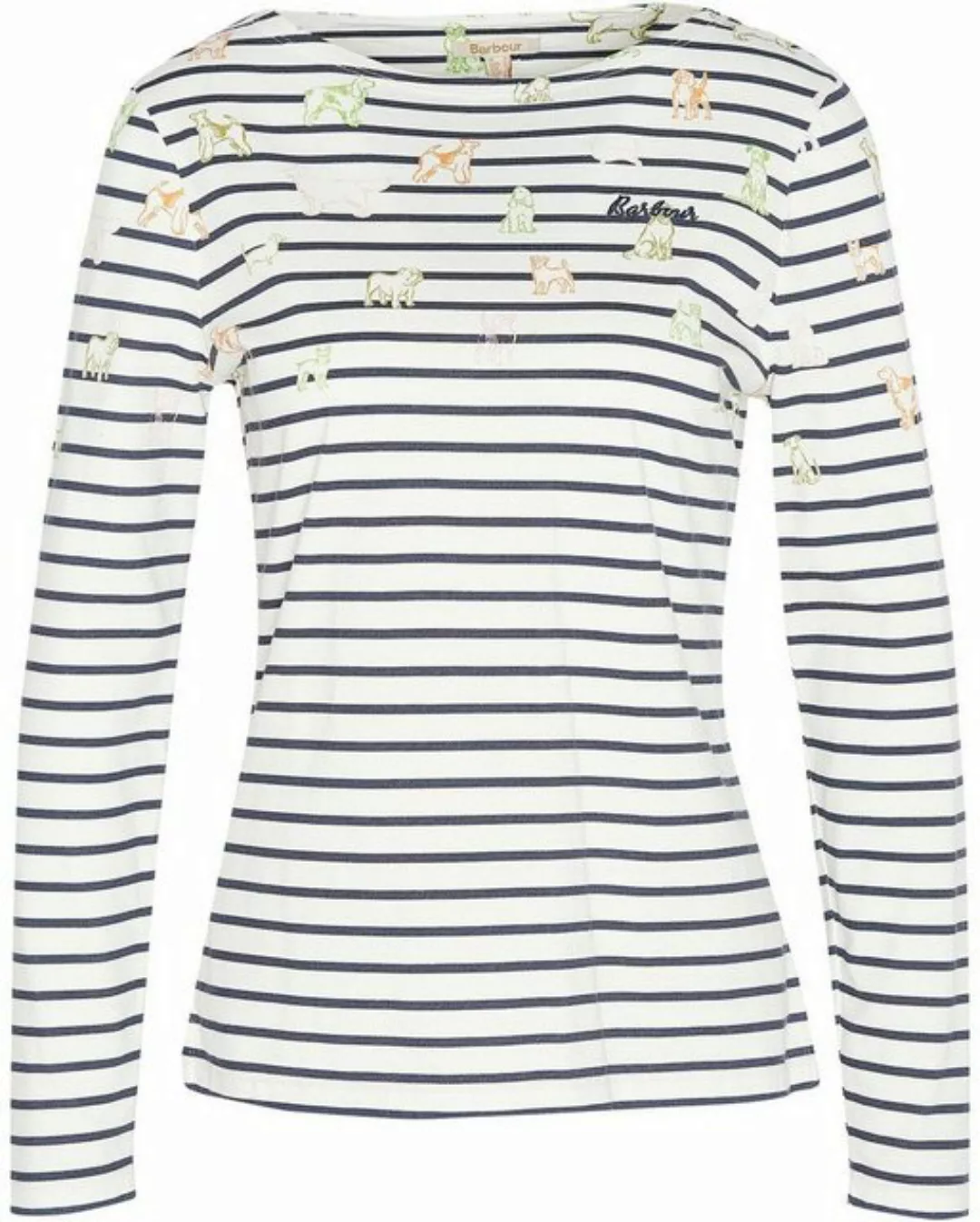 Barbour Sweater Streifenshirt Bradley Print Top günstig online kaufen