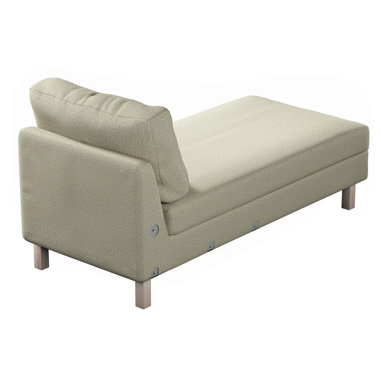 Bezug für Karlstad Recamiere Zustellsofa, kurz, beige, Bezug für Karlstad R günstig online kaufen