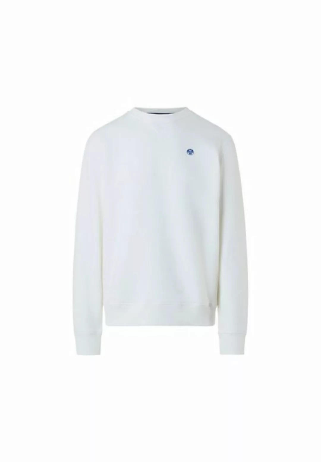 North Sails Fleecepullover Sweatshirt mit Logo-Aufnäher günstig online kaufen