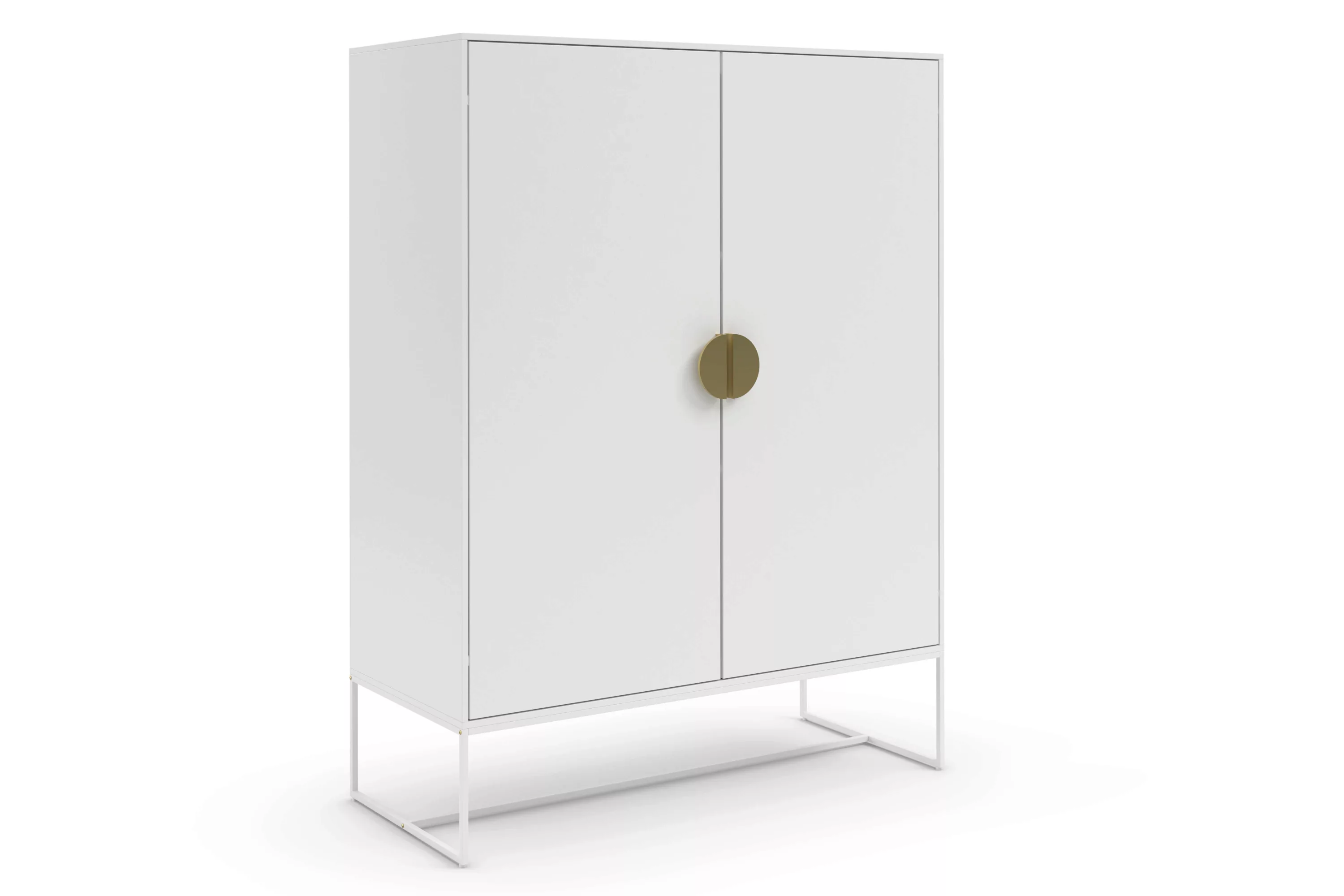 Places of Style Highboard "Abito", Midischrank mit Drehtüren und 2 Einlegeb günstig online kaufen