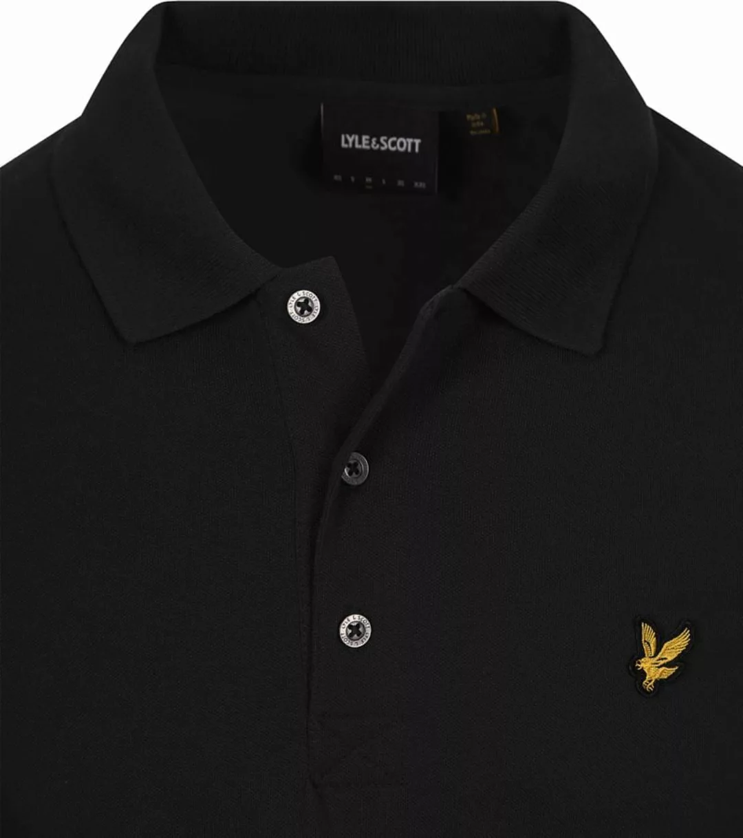 Lyle and Scott Longsleeve Polo Grau - Größe XXL günstig online kaufen