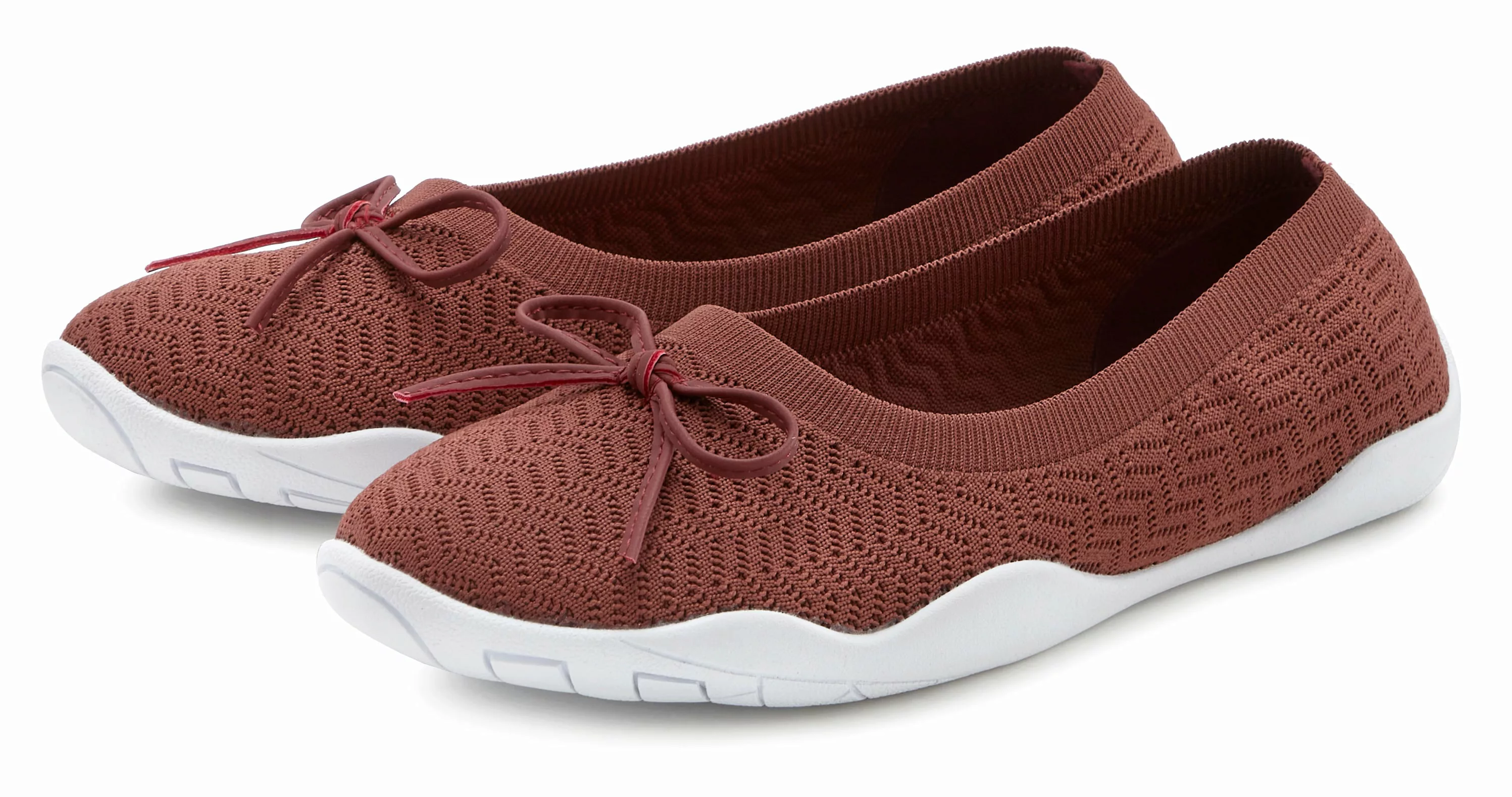 LASCANA Sneaker Ballerinas "Slip-On-Sneaker", mit flacher & flexibler Sohle günstig online kaufen