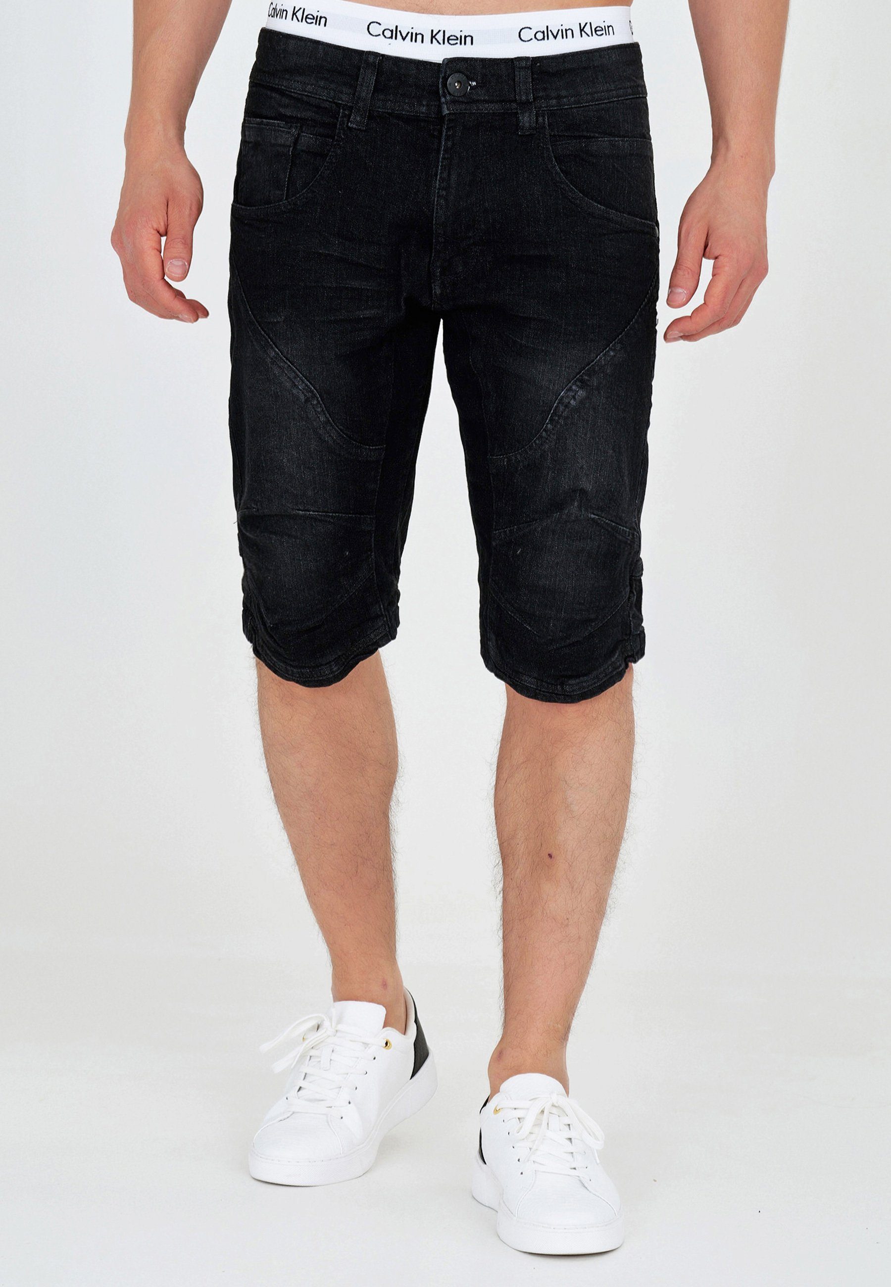 Indicode 3/4-Jeans Leon Denimshorts mit 5 günstig online kaufen