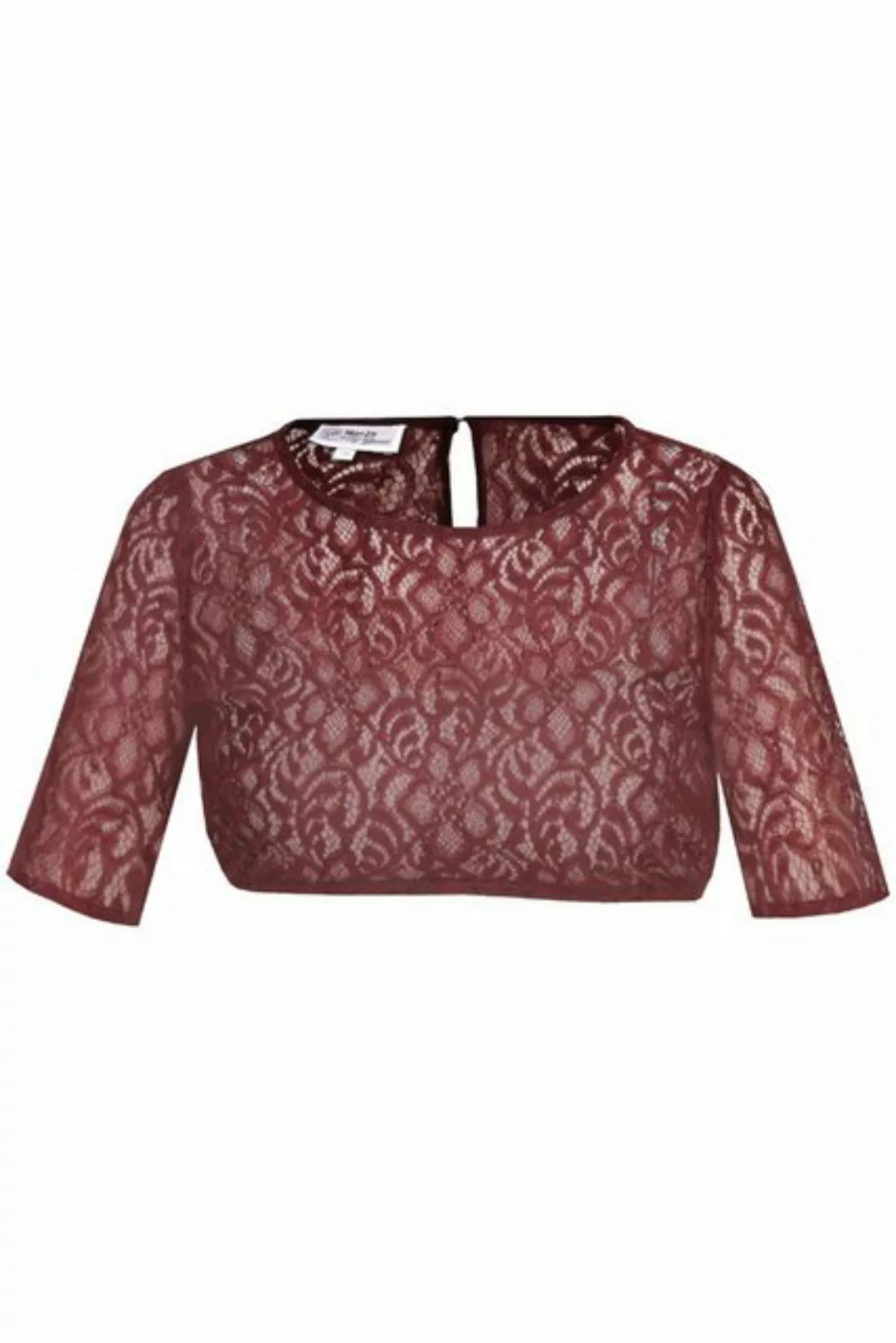 MarJo Dirndlbluse Dirndlbluse - INA-DALIDA - bordeaux günstig online kaufen