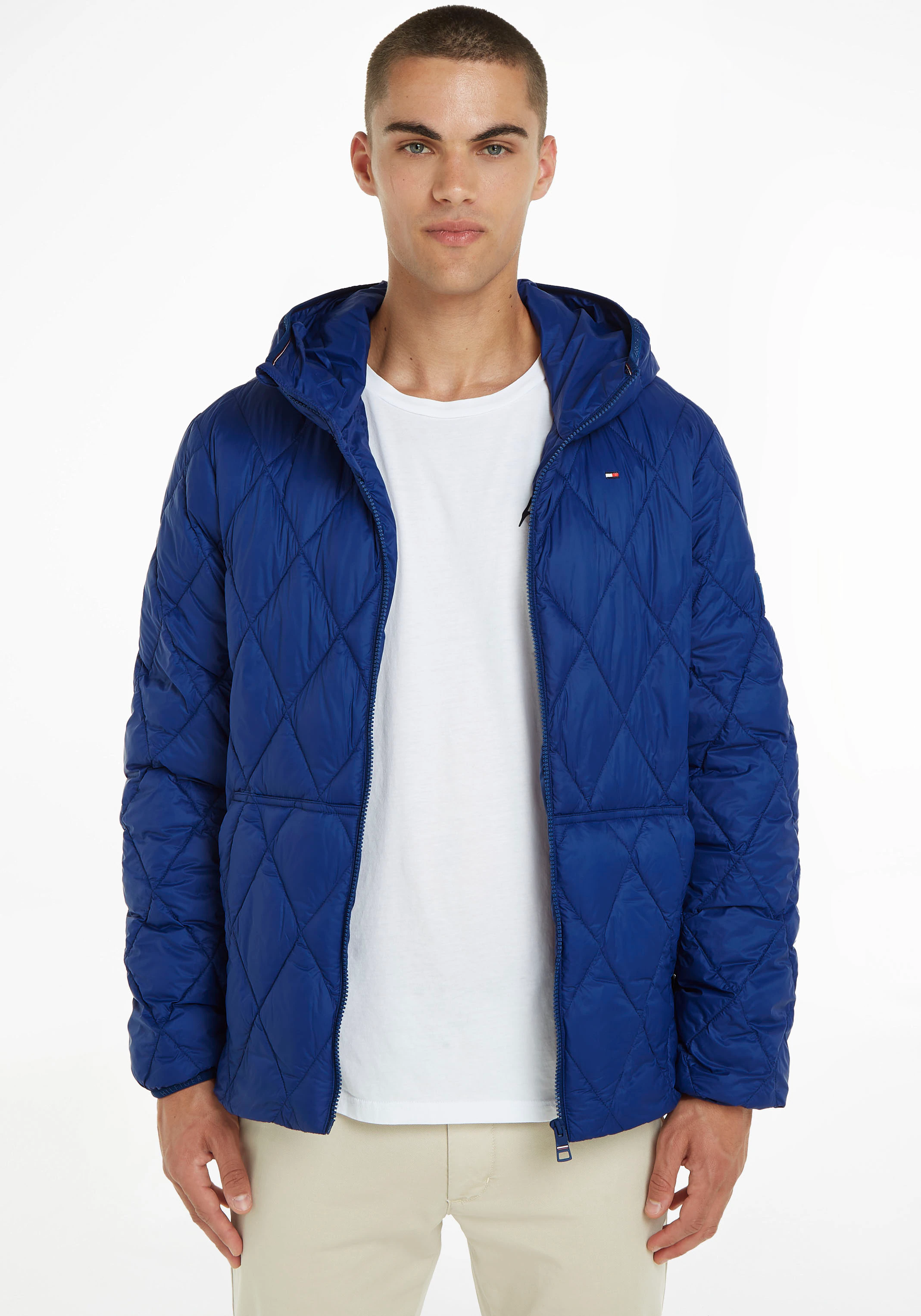 Tommy Hilfiger Steppjacke "CL HOODED QUILTED JACKET", mit Kapuze günstig online kaufen