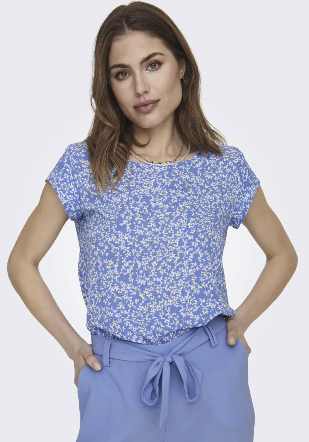 ONLY Shirtbluse "ONLVIC S/S AOP TOP NOOS PTM", mit Allover Druck günstig online kaufen