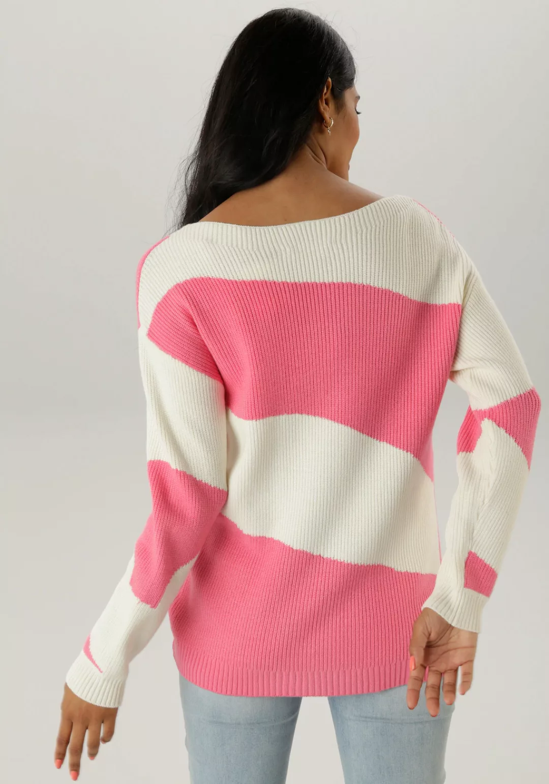 Aniston SELECTED Strickpullover, aus weichem Grobstrick - NEUE KOLLEKTION günstig online kaufen