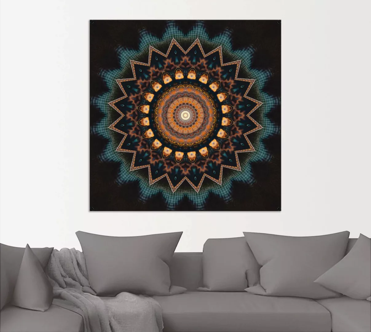 Artland Wandbild »Mandala kosmisches Bewusstsein«, Muster, (1 St.), als Alu günstig online kaufen