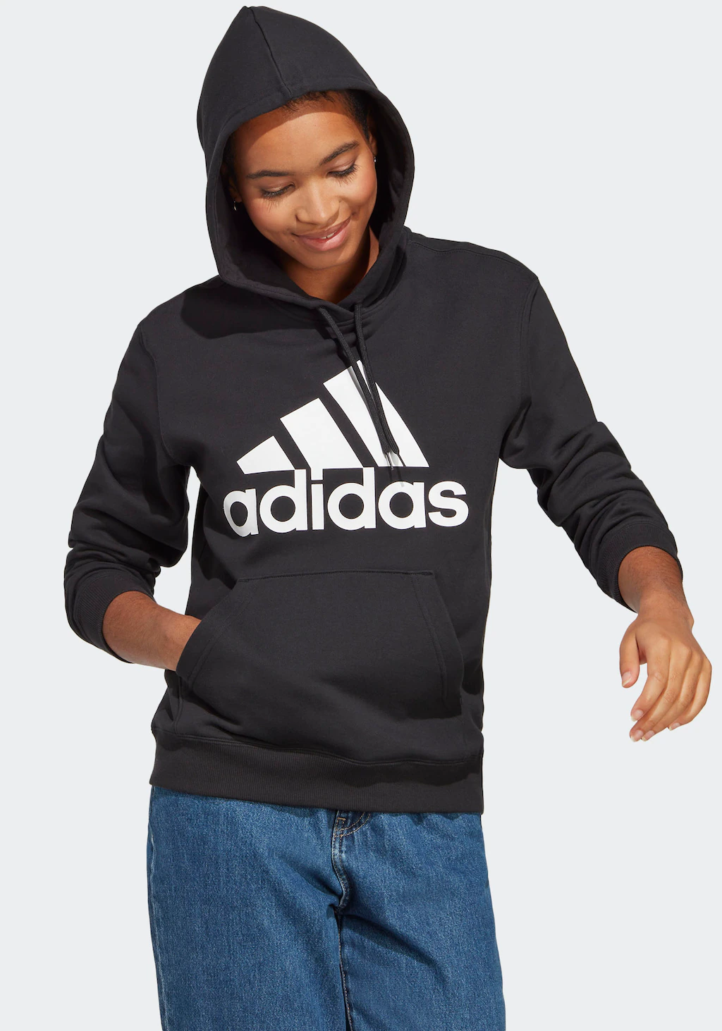 adidas Sportswear Kapuzensweatshirt "ESSENTIALS BIG LOGO REGULAR FRENCH TER günstig online kaufen