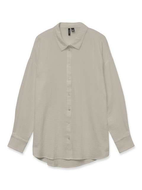 Vero Moda Blusenshirt Langarm-Hemd mit Brusttasche und Knopfleiste VMNATALI günstig online kaufen