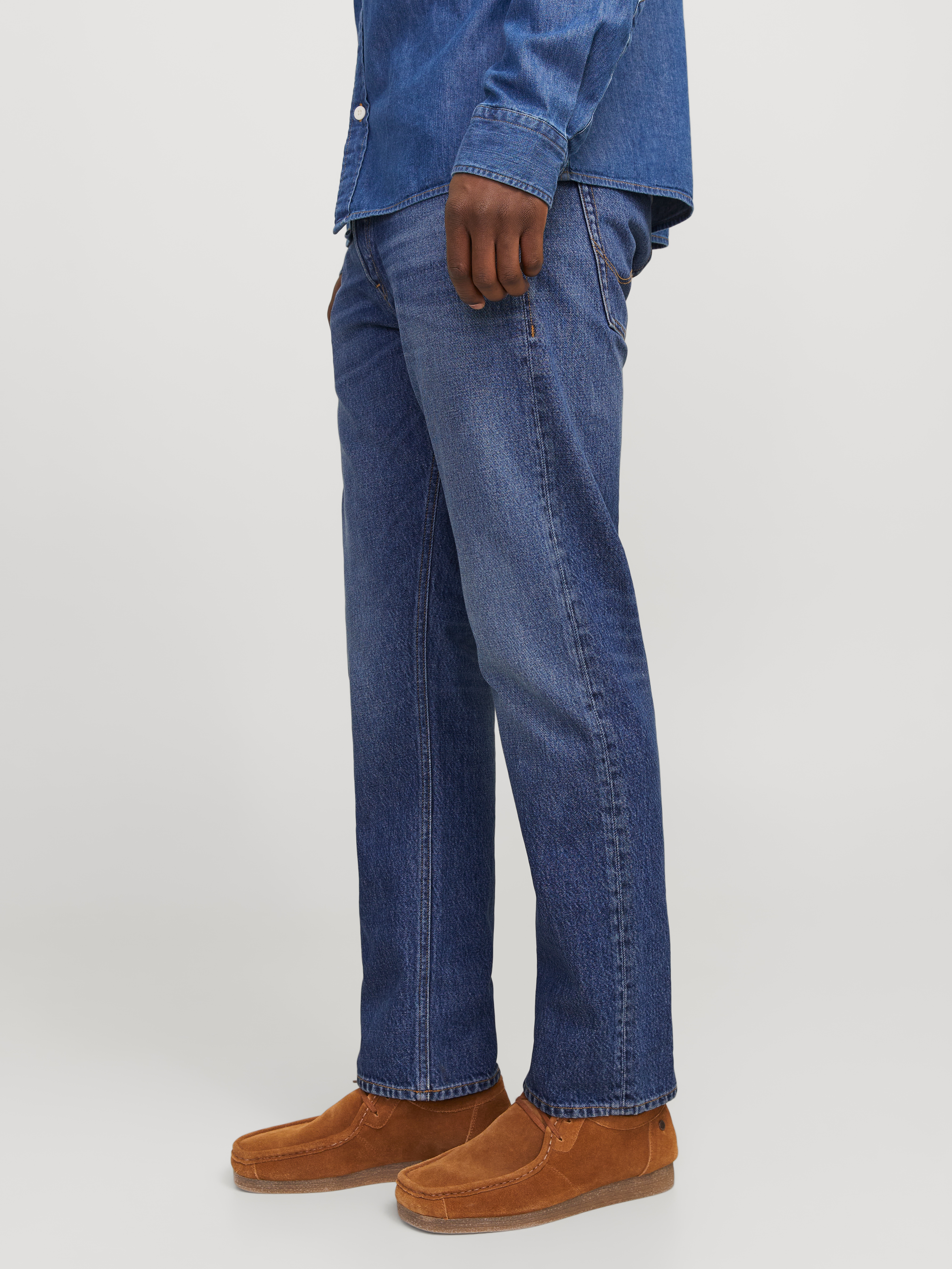 Jack & Jones Herren Jeans JJICHRIS JJORIGINAL SBD 532 - Relaxed Fit - Blau günstig online kaufen