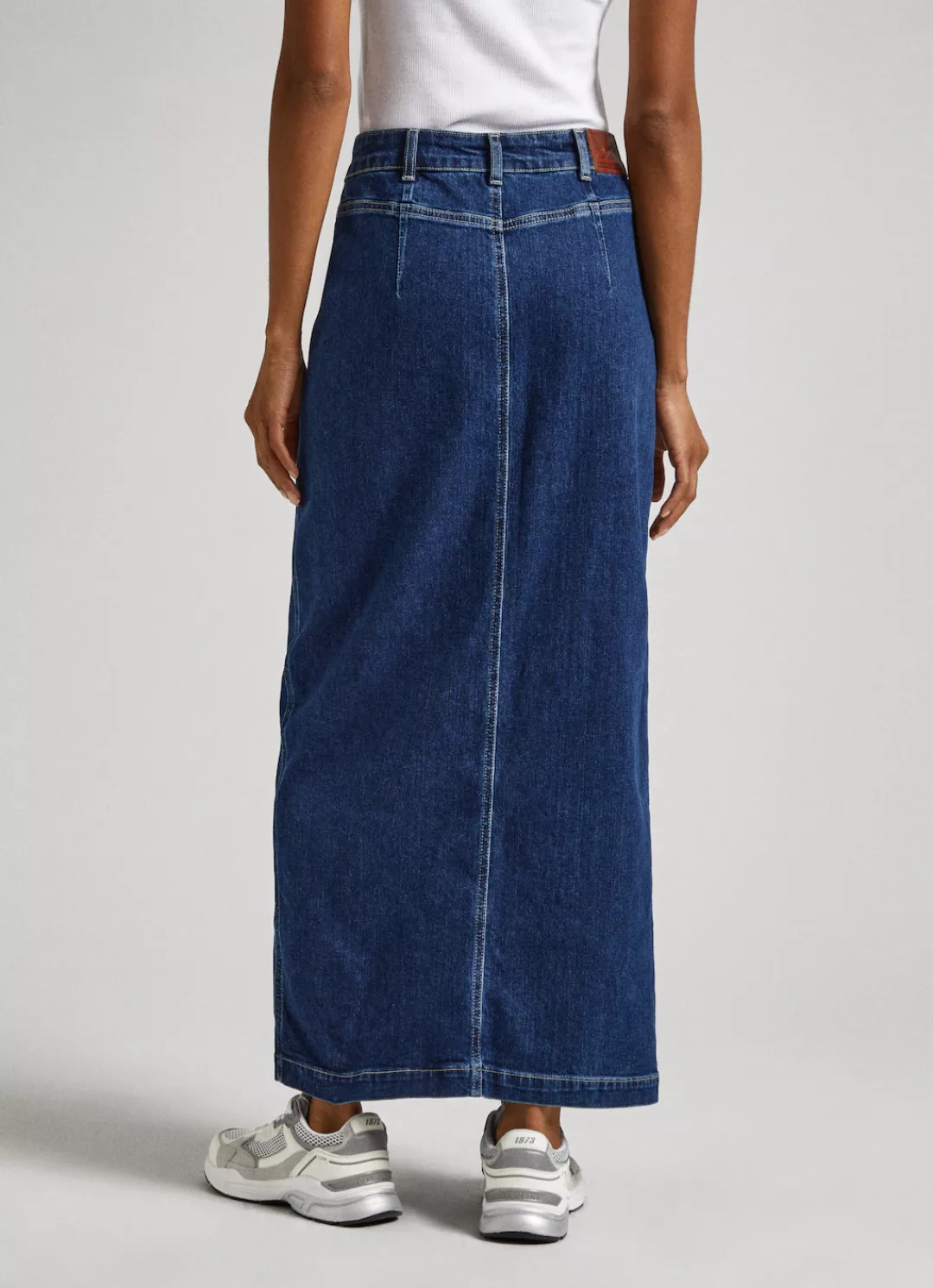 Pepe Jeans Jeansrock "MIDI SKIRT", mit Knopfleiste und Schlitz günstig online kaufen