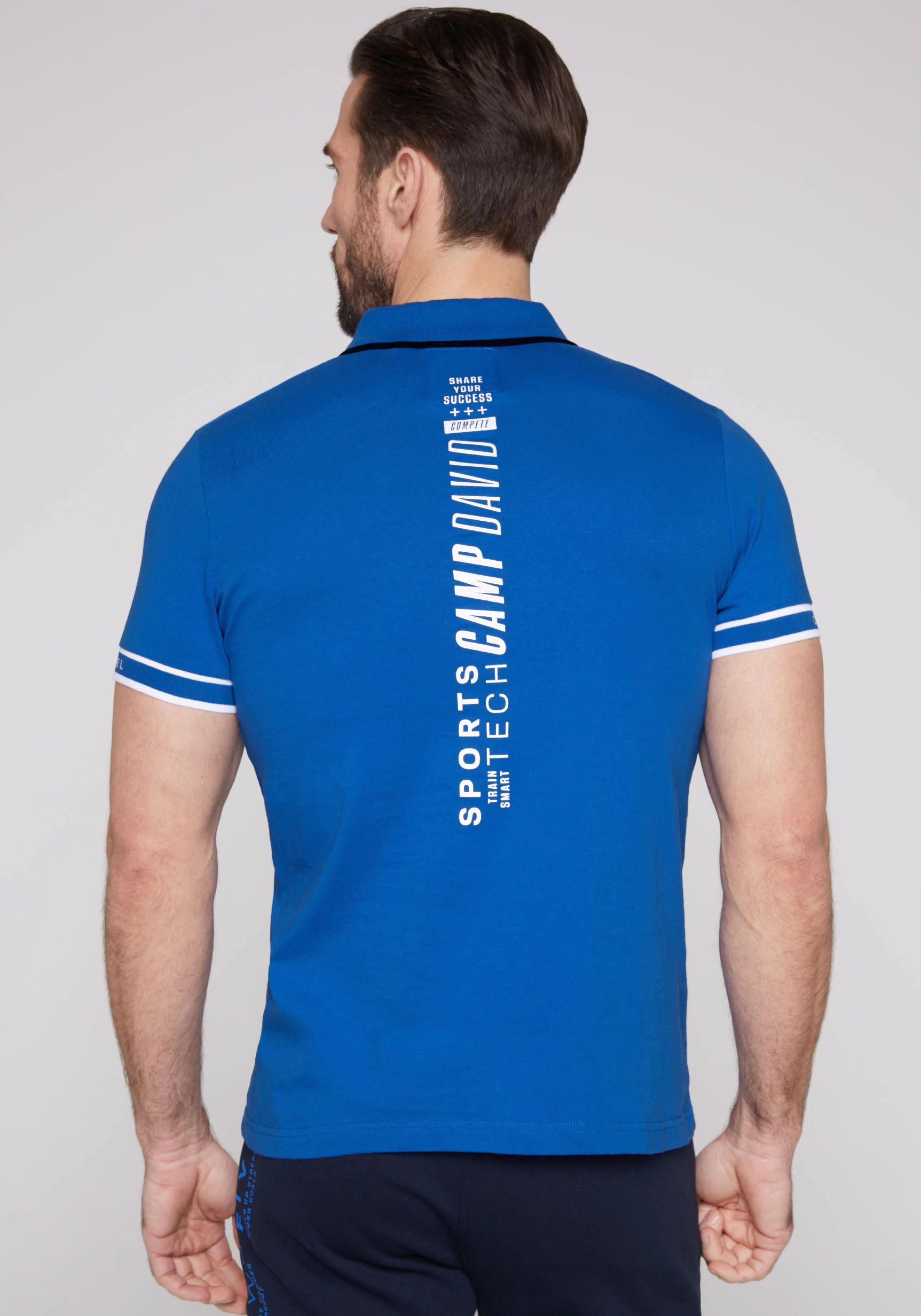 CAMP DAVID Poloshirt mit kontrastreichen Details günstig online kaufen