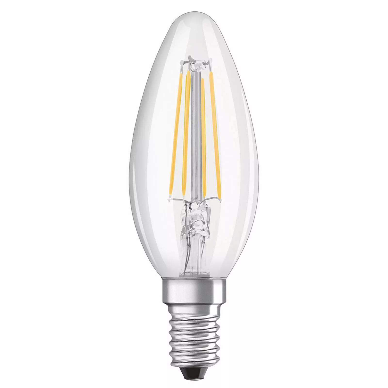 Osram LED-Leuchtmittel E14 Kerzenform 4 W Neutralweiß 470 lm 10 x 3,5 cm (H günstig online kaufen