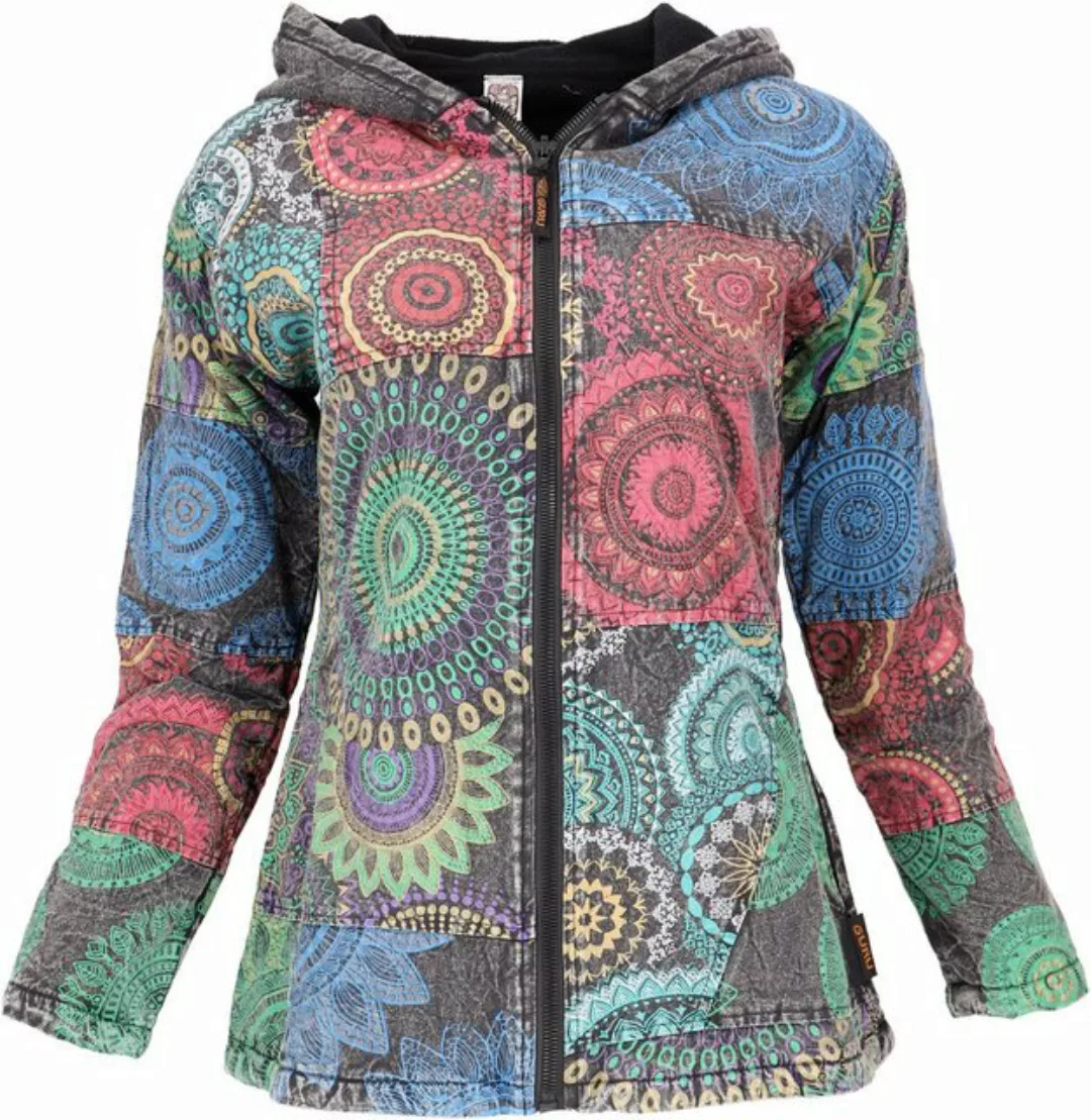 Guru-Shop Langjacke Boho Hippie chic Jacke, warm gefütterte.. alternative B günstig online kaufen