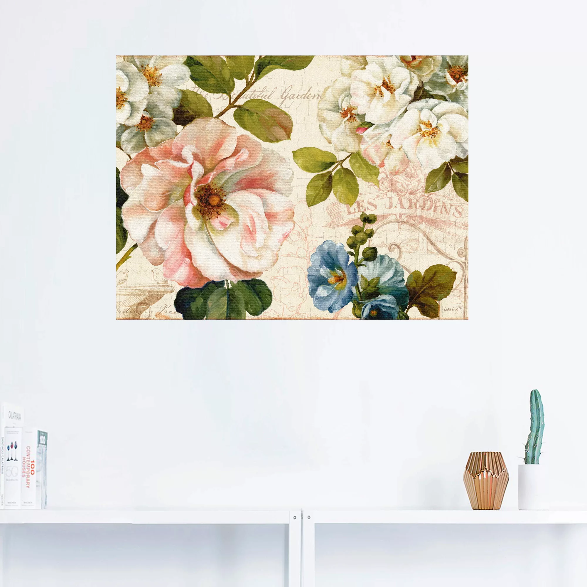 Artland Wandbild "Garten I", Blumen, (1 St.), als Leinwandbild, Poster, Wan günstig online kaufen