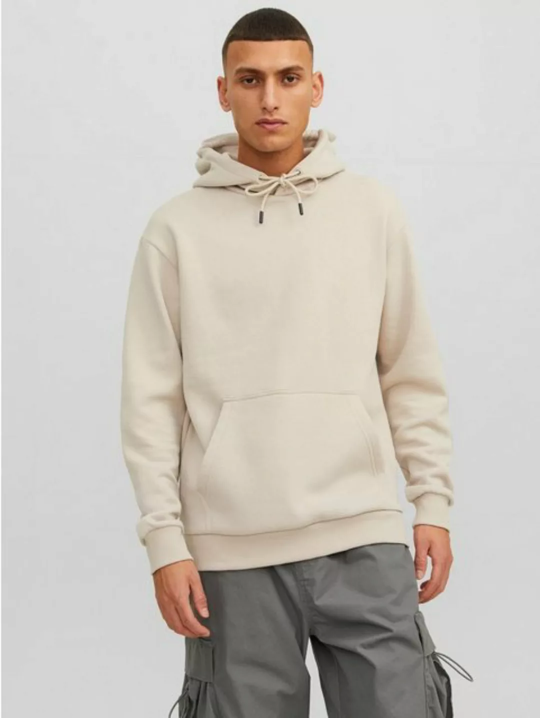 Jack & Jones Hoodie Hoodie Kapuzen Pullover JJEBRADLEY 6100 in Sand günstig online kaufen