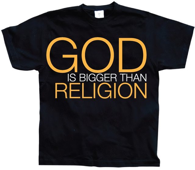 Hybris T-Shirt God Is Bigger Than Religion T-Shirt günstig online kaufen