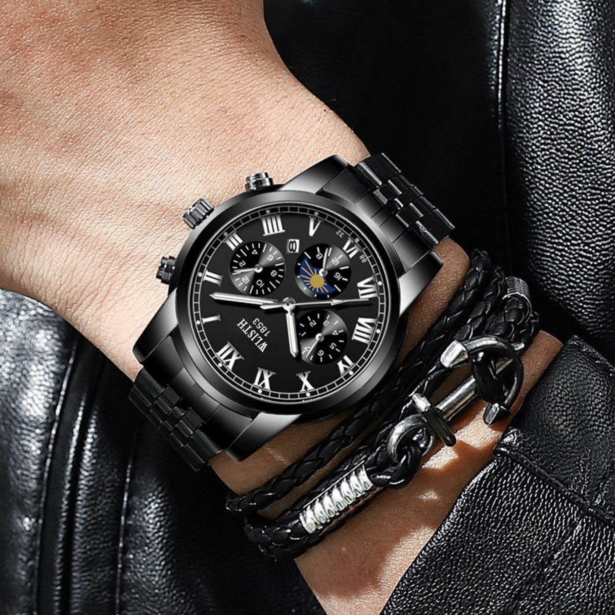ibettertec Quarzuhr Quarzuhr Armbanduhr Edelstahl Herren günstig online kaufen