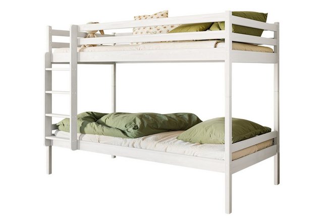 Kids Collective Hochbett Kinderbett 90x200 cm Bett mit Lattenrost Bed Kinde günstig online kaufen