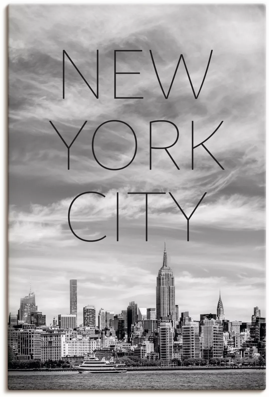 Artland Wandbild "NYC Midtown Manhattan", New York, (1 St.), als Leinwandbi günstig online kaufen